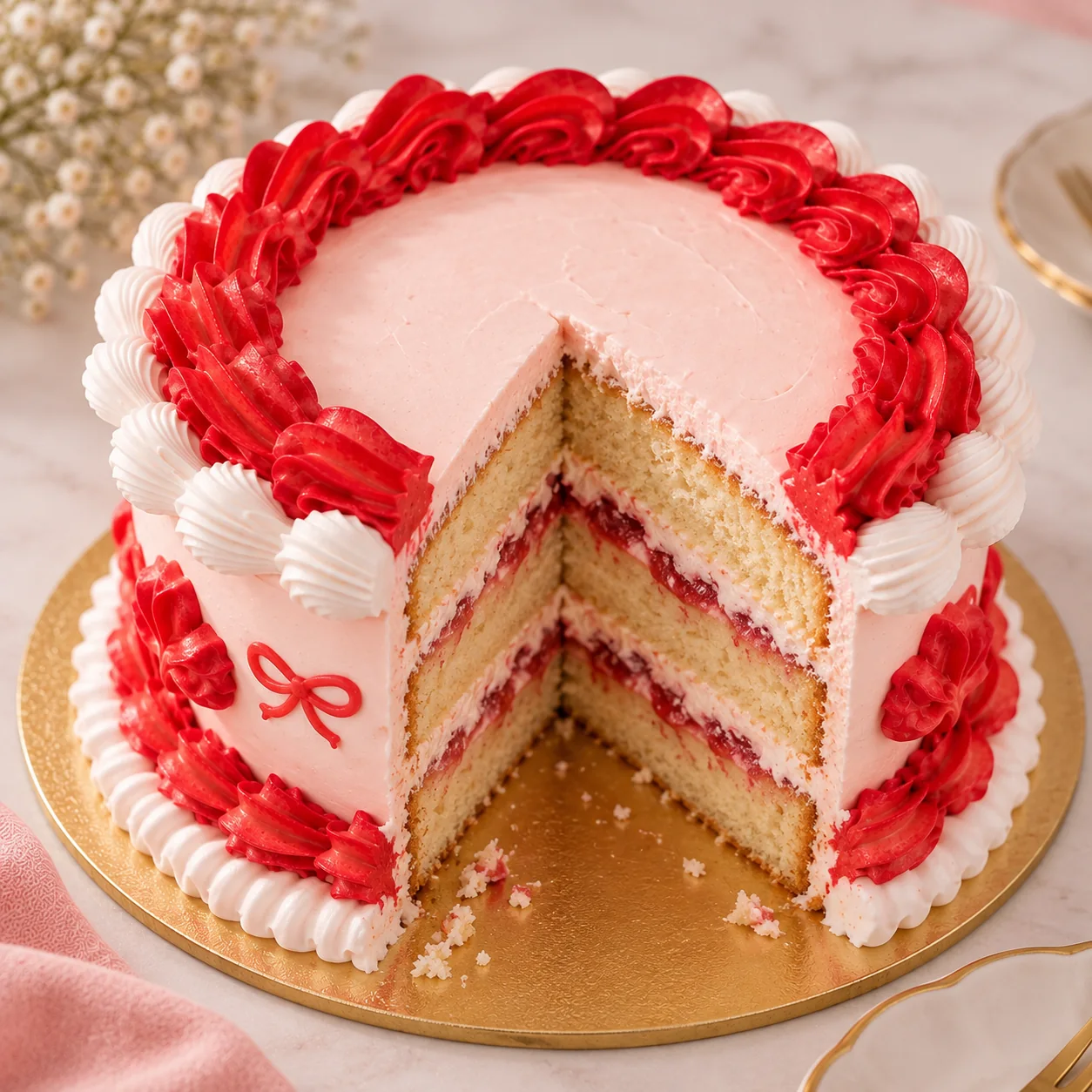 Red Velvet por dentro, con sus capas y relleno artesanal